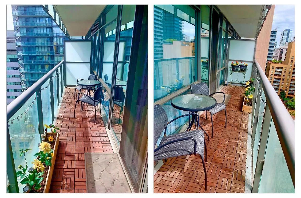 Apartment Comfy 1 Bedroom & Den Condo In Downtown Toronto 1 Queen & 1 Single Bed