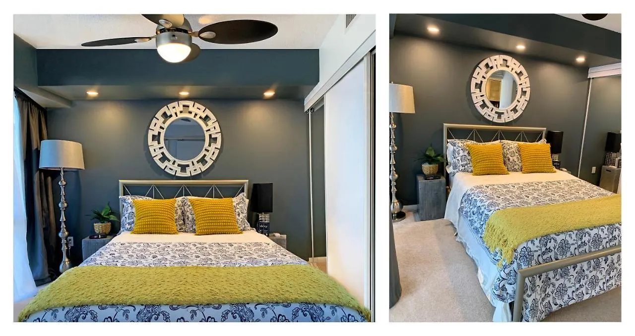 Comfy 1 Bedroom & Den Condo In Downtown Toronto 1 Queen & 1 Single Bed 0*,