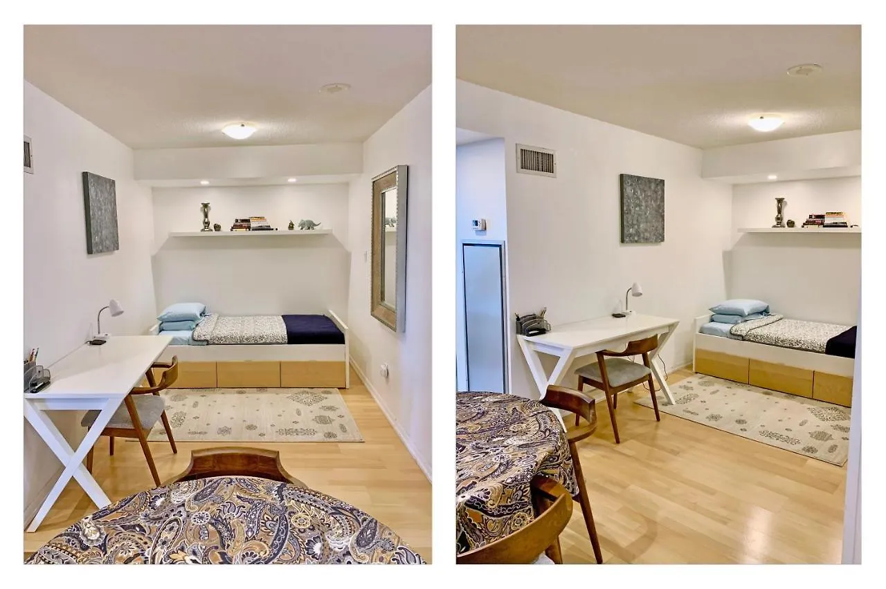 Comfy 1 Bedroom & Den Condo In Downtown Toronto 1 Queen & 1 Single Bed