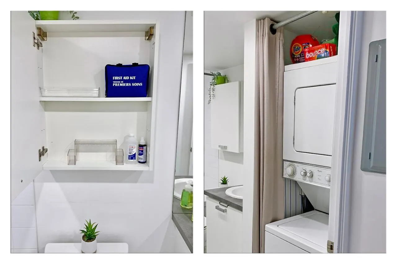 Comfy 1 Bedroom & Den Condo In Downtown Toronto 1 Queen & 1 Single Bed